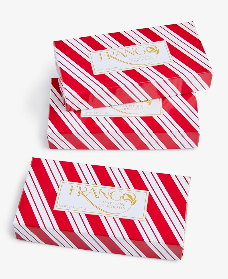 Frango Chocolates 3 Pack Holiday 1/3 Lb Holiday Candy Cane Box of Chocolates, Created for Macy's