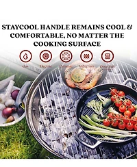 Alva Nori 11" Pre-Seasoned Cast Iron Grill Pan