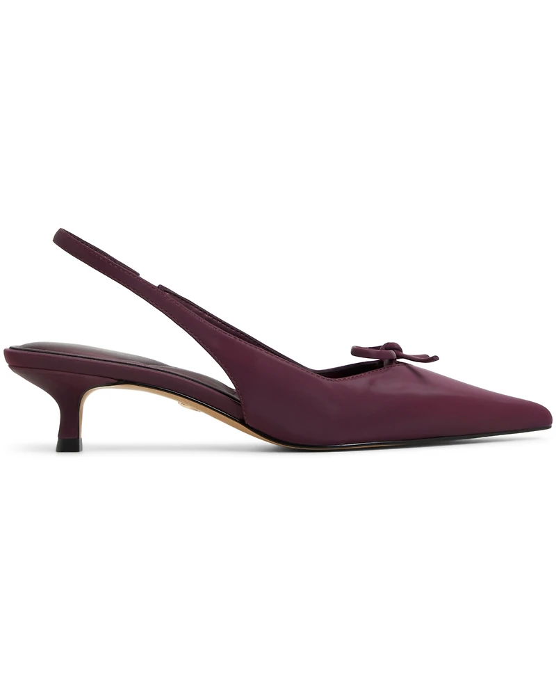 Aldo Women's Azizza Sling-Back Bow Kitten Heel Pumps