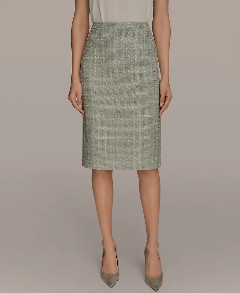 Donna Karan New York Women's Tweed Pencil Skirt