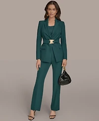 Donna Karan New York Women's Belted Hardware Jacket, Regular & Petite