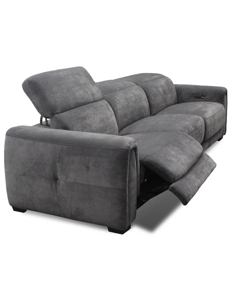 Brownell 3-Pc. Sofa Sectional with 3 Power Motion Chairs, Exclusively at Macy's