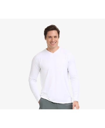 BloqUV Men's Upf 50+ Sun Protective Performance V Neck