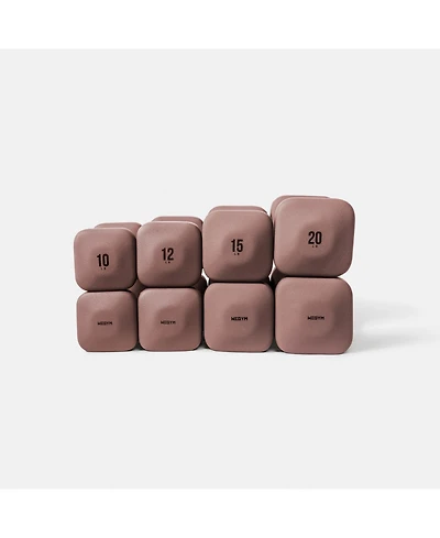 WeGym SafeGrip Dumbbells Upper Set - 10, 12, 15, 20 lbs