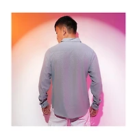 Campus Sutra Men's Ash Grey Pavement Shirt