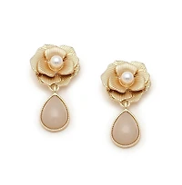 Sohi Floral Drop Earrings