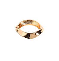 Sohi Metallic Wave Bangle Bracelet