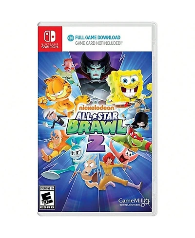 GameMill Nickelodeon All Star Brawls 2 for Nintendo Switch (Code In Box)