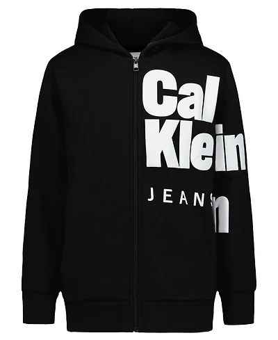 Calvin Klein Big Boys Puff Print Fashion Hoodie