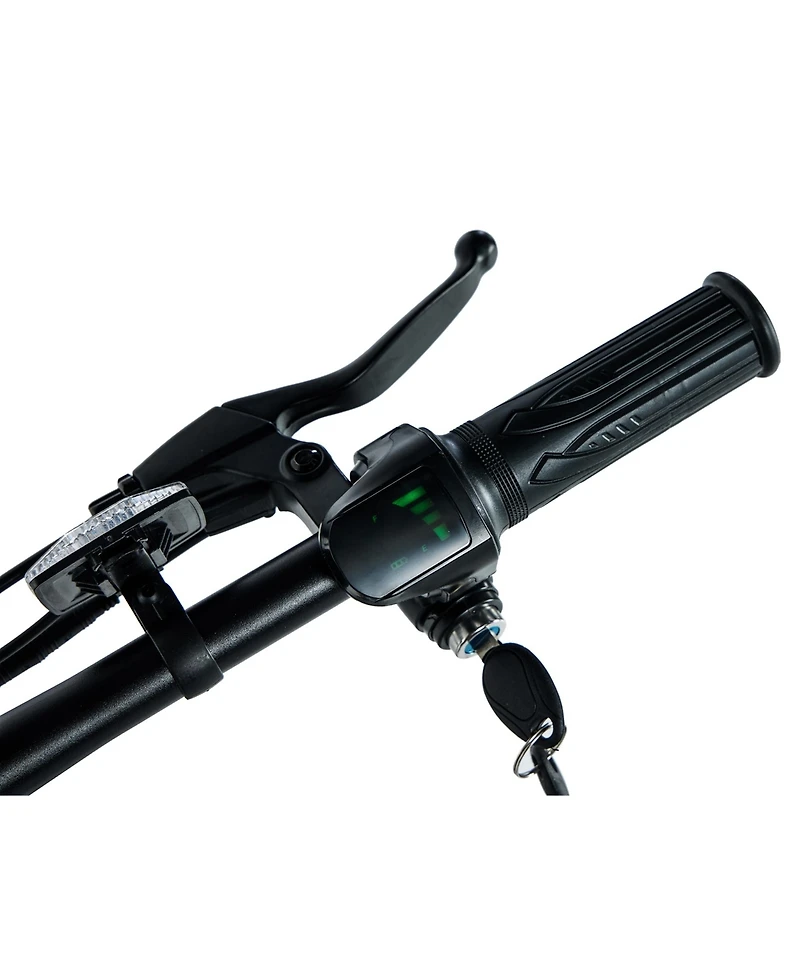 GoPowerBike GoBlitz Electric Bike | Lightweight Compact Design Folding Adult Mini E-Bike | Dual Disc Brakes | Throttle and Pedal Assist | 350W Motor |