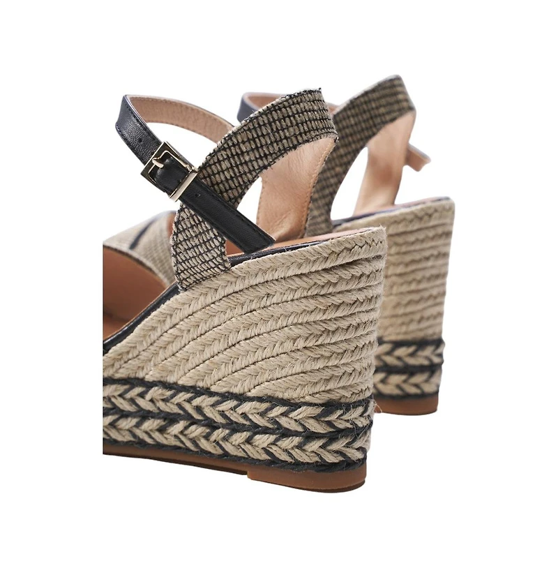 Empuria Canvas Espadrille Sandal Wedges