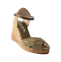 Aiguablava Limited Edition Canvas Espadrille Sandal Wedges
