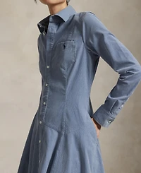 Polo Ralph Lauren Women's Cotton Corduroy A-Line Shirtdress