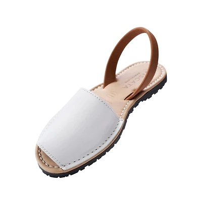 Menorquina Limited Edition Leather Avarca Sandals - White / 6.5