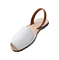 Menorquina Limited Edition Leather Avarca Sandals - White / 6.5