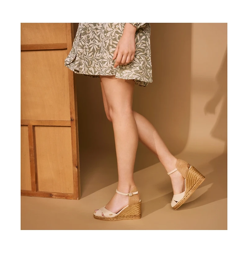 Aiguablava Canvas Espadrille Sandal Wedges