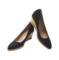 Viscata Roses Canvas U Cut Espadrille Wedges