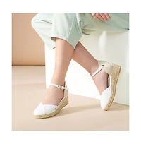Pubol Limited Edition Canvas Espadrille Wedges