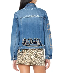 Von Dutch Women's Cotton Denim Trucker Jacket