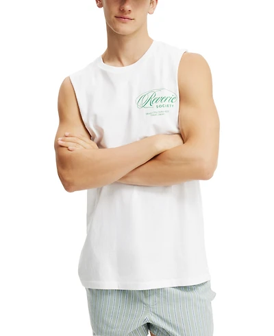 Cotton On Men's Graphic Muscle Tank Top