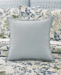 Royal Court Evergreen Quilted Square Decorative Pillow, 16" x 16"