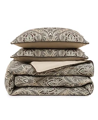 Royal Court Maren Damask 3-Pc. Comforter Set, King/California King
