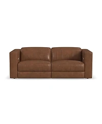 Flexsteel Austin 85" Chestnut Leather Power Reclining Sofa