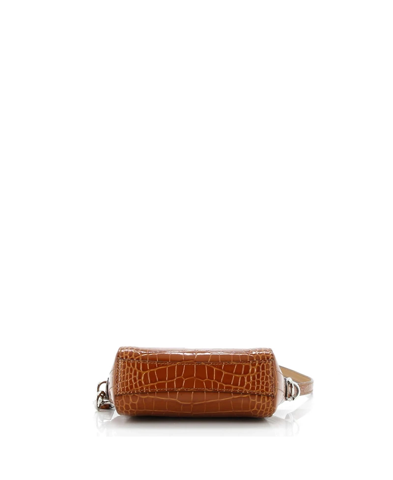Pre-Owned Givenchy Nano Antigona Crossbody Bag Embossed Leather