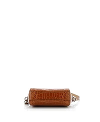Pre-Owned Givenchy Nano Antigona Crossbody Bag Embossed Leather