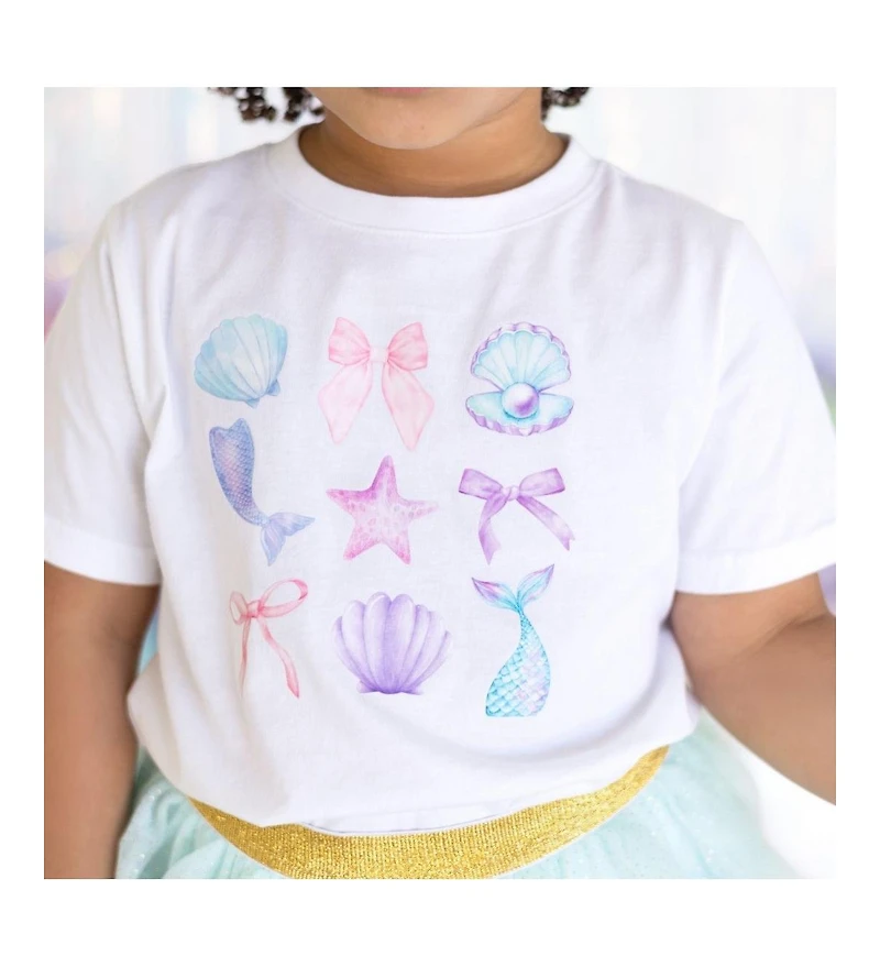 Sweet Wink Baby Girls Mermaid Cutie Short Sleeve T-Shirt