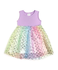 Sweet Wink Little and Big Girls Rainbow Mermaid Tank Tutu Dress