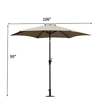 9' Pole Umbrella With Carry Bag