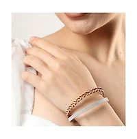 Sohi Women's Plait Leather Bracelet