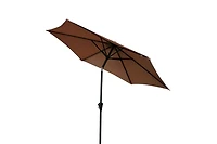 8.8 feet Outdoor Aluminum Patio Umbrellawith 42 Pound Square Resin Umbrella Base