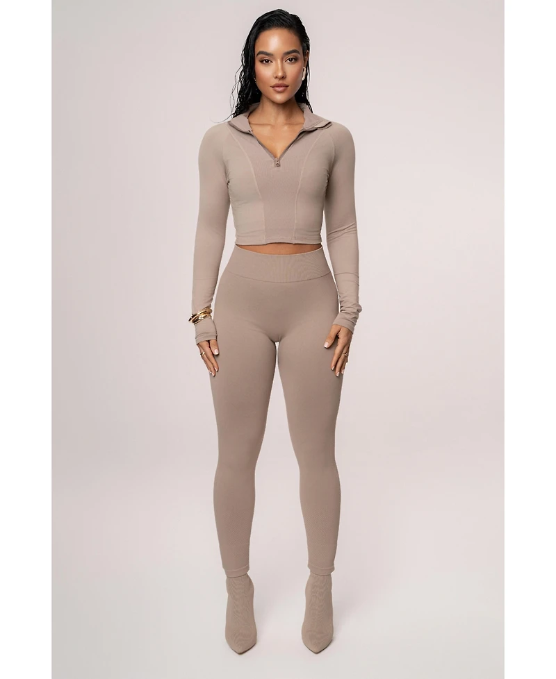 Jluxlabel Women's Momentum Ribbed Top