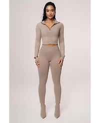 Jluxlabel Women's Momentum Ribbed Top
