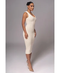 Jluxlabel Women's Sleeveless Cable Knit Dress