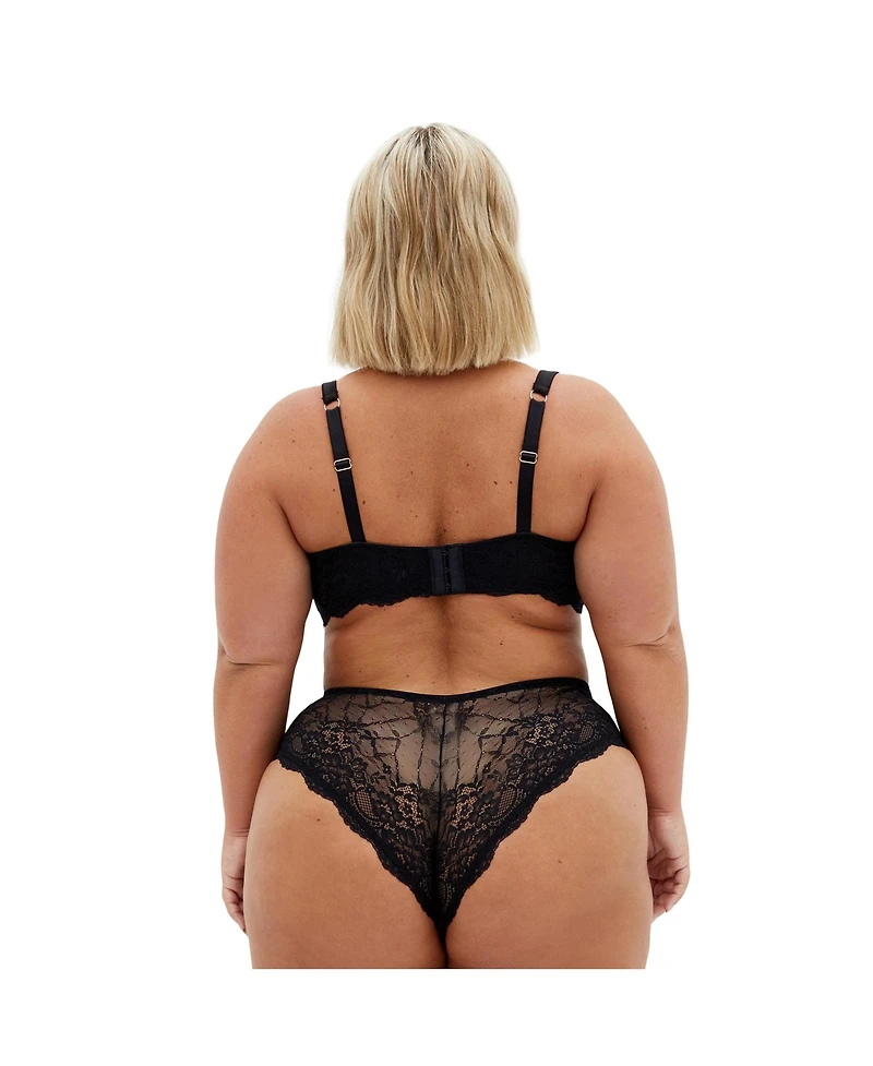 City Chic Plus Viva Underwire Demi Bra