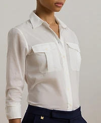 Lauren Ralph Women's Cotton Voile Shirt