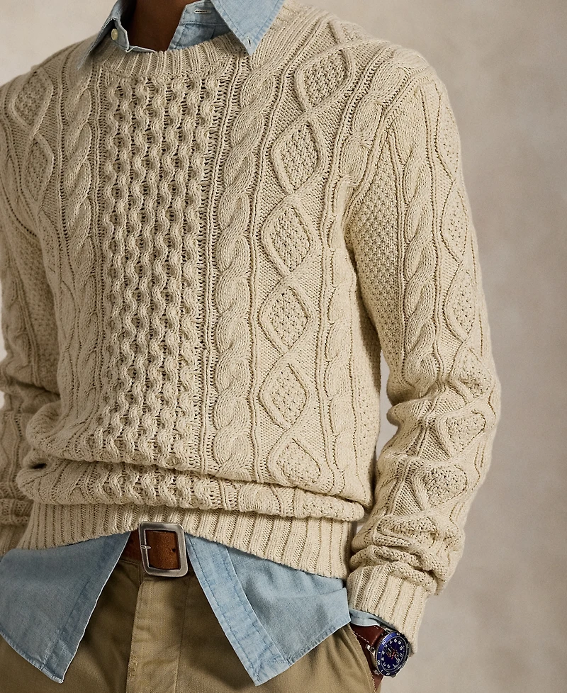 Polo Ralph Lauren Men's The Iconic Fisherman's Sweater
