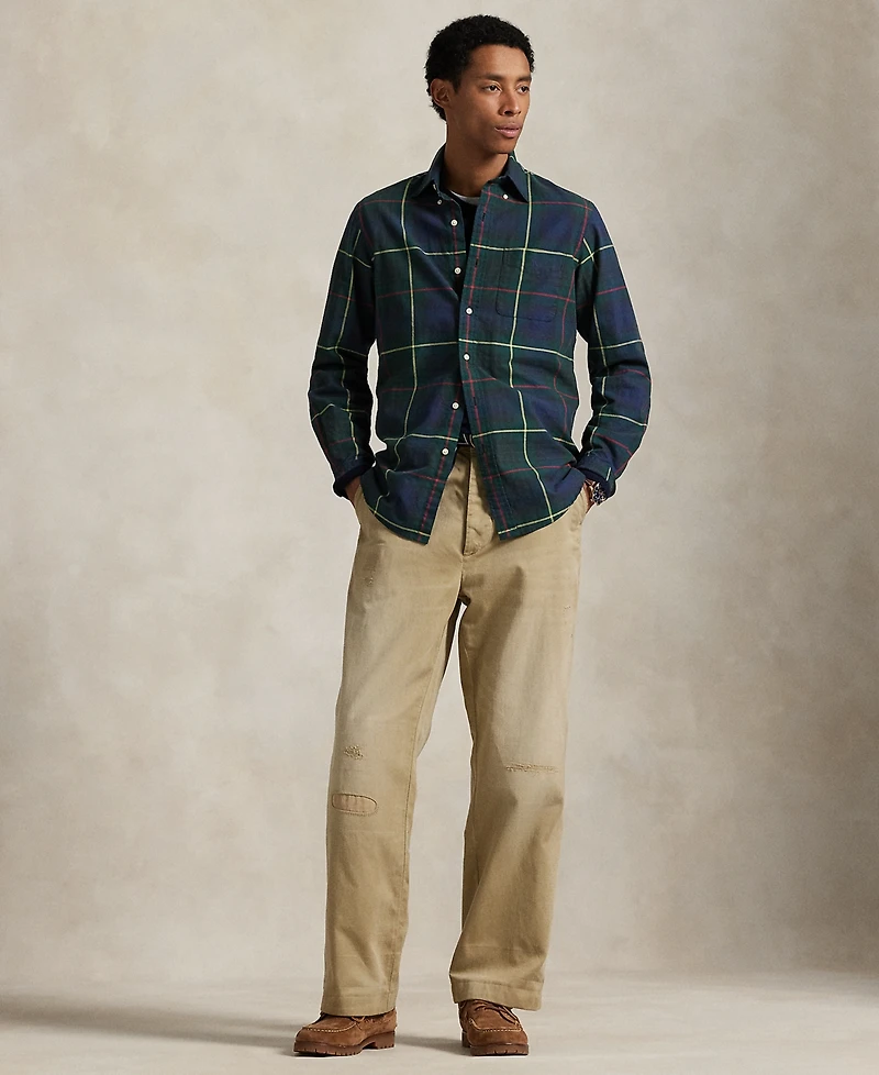 Polo Ralph Lauren Men's Classic-Fit Plaid Oxford Shirt