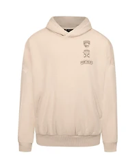 LevelWear Men's Cream Florida Panthers Contact Stamp Pullover Hoodie