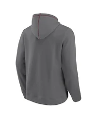 Fanatics Men's Gray Minnesota Golden Gophers Sweatshirt Fleece Pullover Hoodie