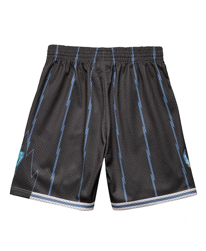 Mitchell & Ness Men's Black Toronto Raptors 1998-99 Hardwood Classics Tie-Dye Swingman Shorts