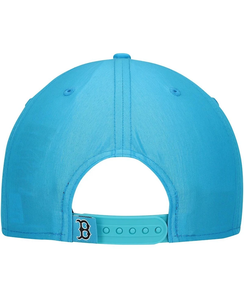 New Era Men's Blue Boston Red Sox Neon Golfer Snapback Hat