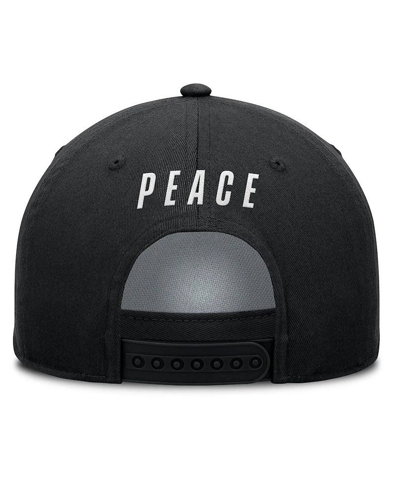 Fanatics Men's Black Olympic Games Podium A-Frame Adjustable Hat