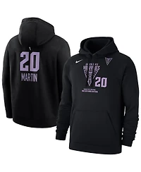Nike Men's Kate Martin Black Golden State Valkyries Explorer Edition Name Number Pullover Hoodie