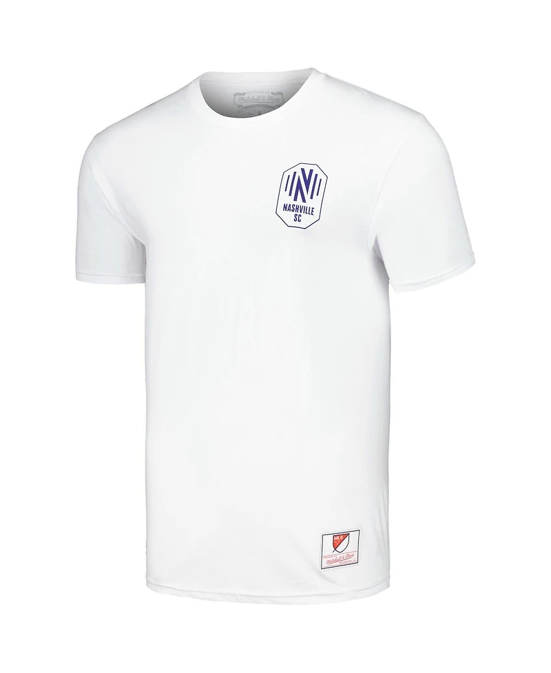 Mitchell & Ness Men's White Nashville Sc 2024 Jersey Hook 615 T-Shirt