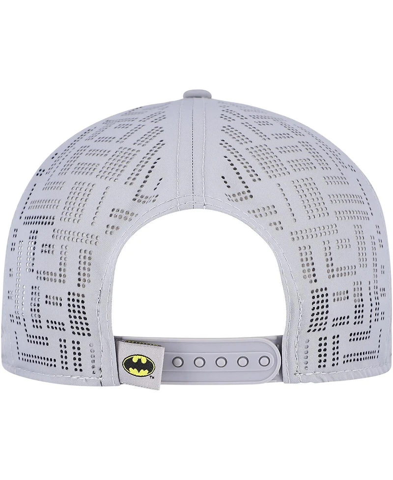 New Era Men's Gray Batman Rope Trucker 9FIFTY Adjustable Hat