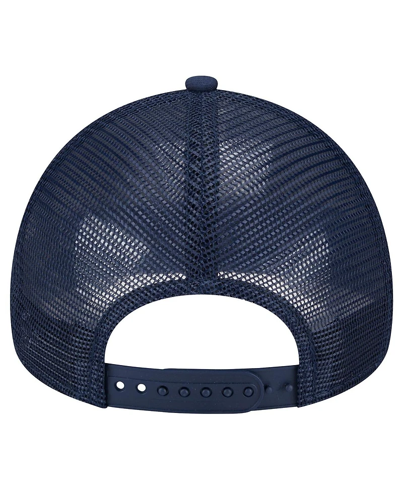 New Era Women's College Navy Seattle Seahawks Peace Love Trucker 9FORTY Adjustable Hat